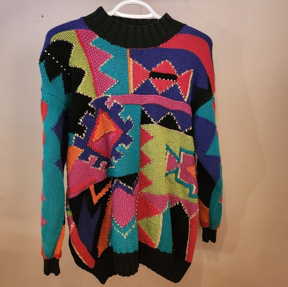 Vintage Marisa Chrislina Collection Hand Knit Sweater - Picture 8 of 15